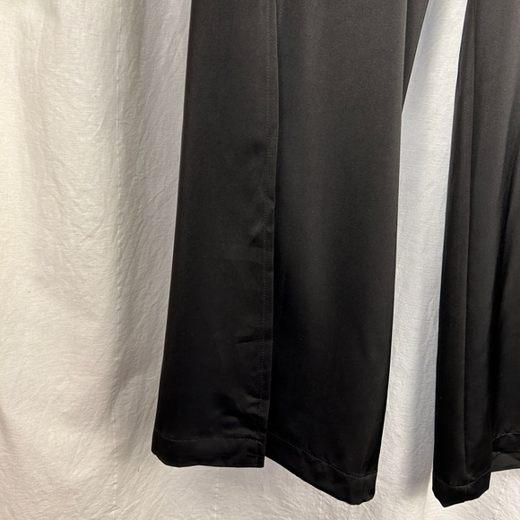 NWOT Crescent Silky Slacks with Sultry Slit - Picture 3 of 8